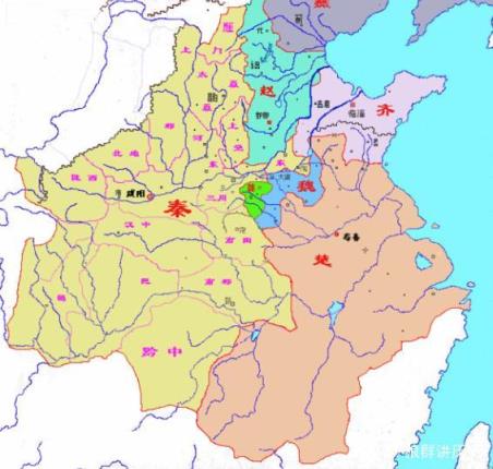 战国时期楚国是现在的哪里地图古今对照(楚国地图演变)