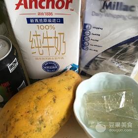 木瓜椰奶冻的做法木瓜椰奶冻的功效