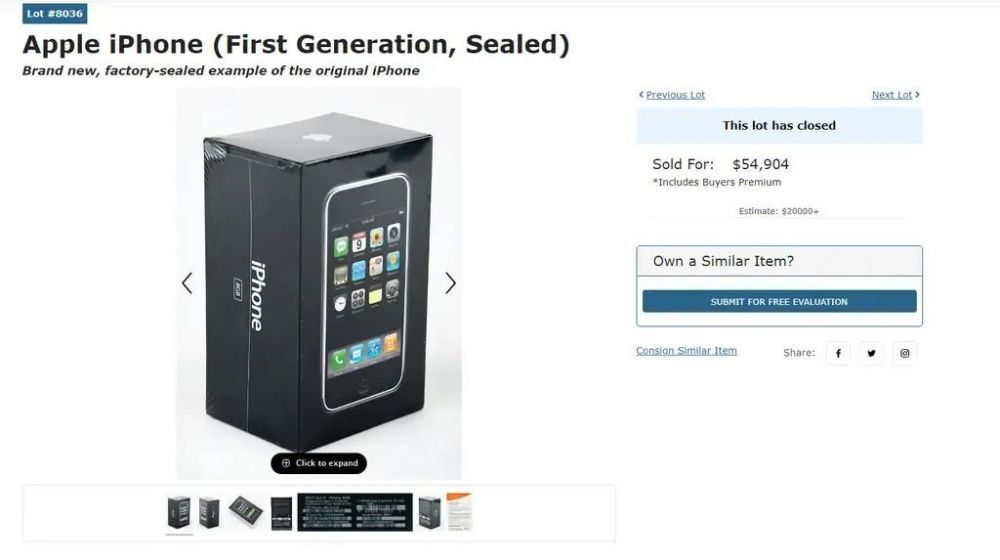 这部 iPhone 拍卖 38 万元！很贵？但还是没破记录！
