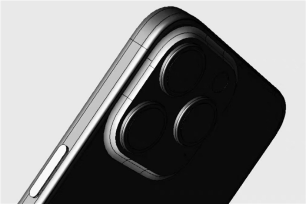 iPhone15Pro设计图曝光：超窄边框＋固态按钮，这样的外观你打几分
