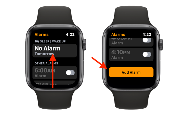 如何在 Apple Watch 上设置闹钟