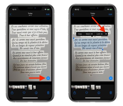 iOS 15：如何翻译照片中的文本