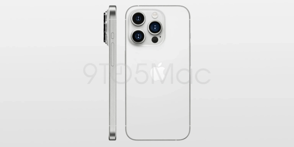 苹果iPhone 15 Pro最新渲染图曝光，配备新的静音按钮