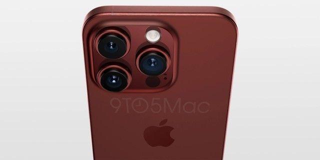 钛合金中框、相机更凸起 疑似iphone15 Pro两款机型渲染图曝光