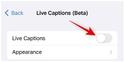 iOS 16中如何开启实时字幕？iPhone14开启实时字幕方法