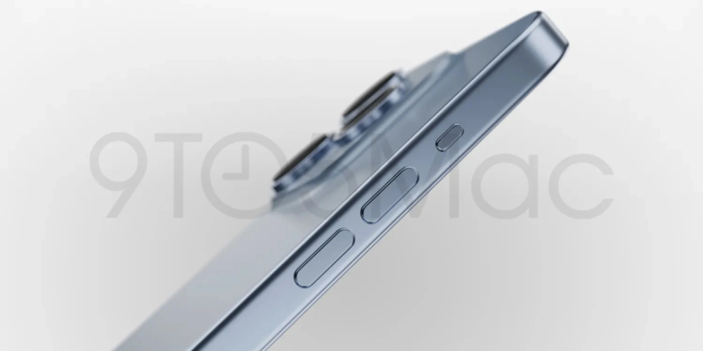 苹果iPhone 15 Pro最新渲染图曝光，配备新的静音按钮