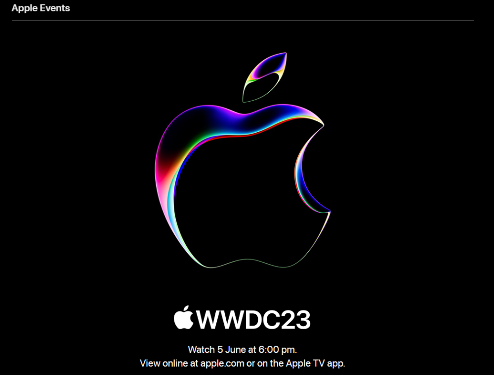 苹果 WWDC23 AR/VR 彩蛋上线，距 6月6 日开幕倒计时一周