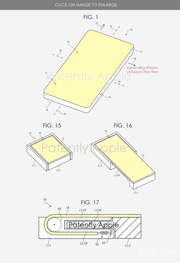 苹果iPhone新专利曝光 可像卷轴一样展开 今年会发吗？