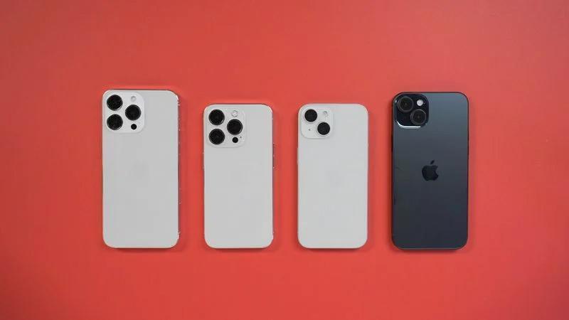 苹果iPhone15系列机模上手体验：全新钛合金机身设计＋潜望摄像头