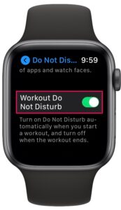 如何在Apple Watch上启用锻炼勿扰模式
