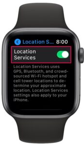 怎么在苹果手表上禁用定位（Apple Watch停止定位服务）