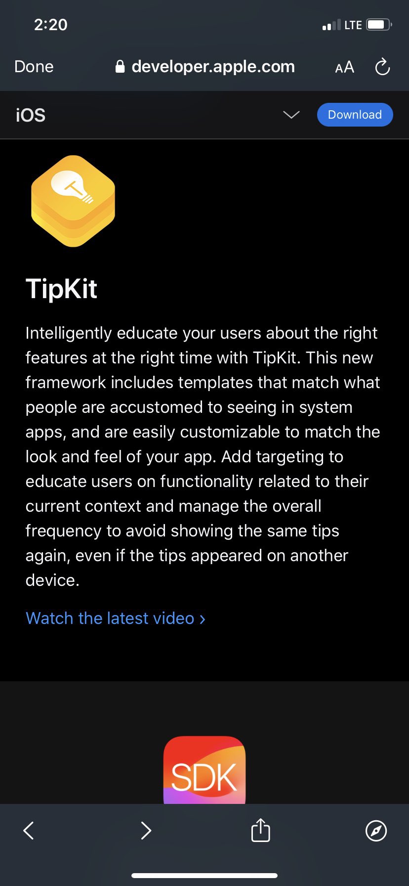 苹果推出 TipKit：向开发者提供 App 教程模板、帮用户快速上手